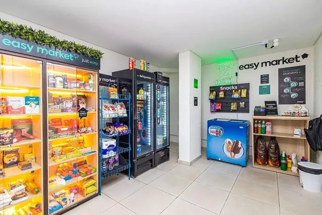 Mercado de autoatendimento 24 horas dentro do Edifício Annecy